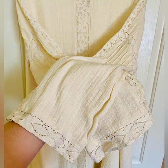 NWT Spell & The Gypsy Collective Cream Doe Eyed Mini Dress - Picture 15 of 17